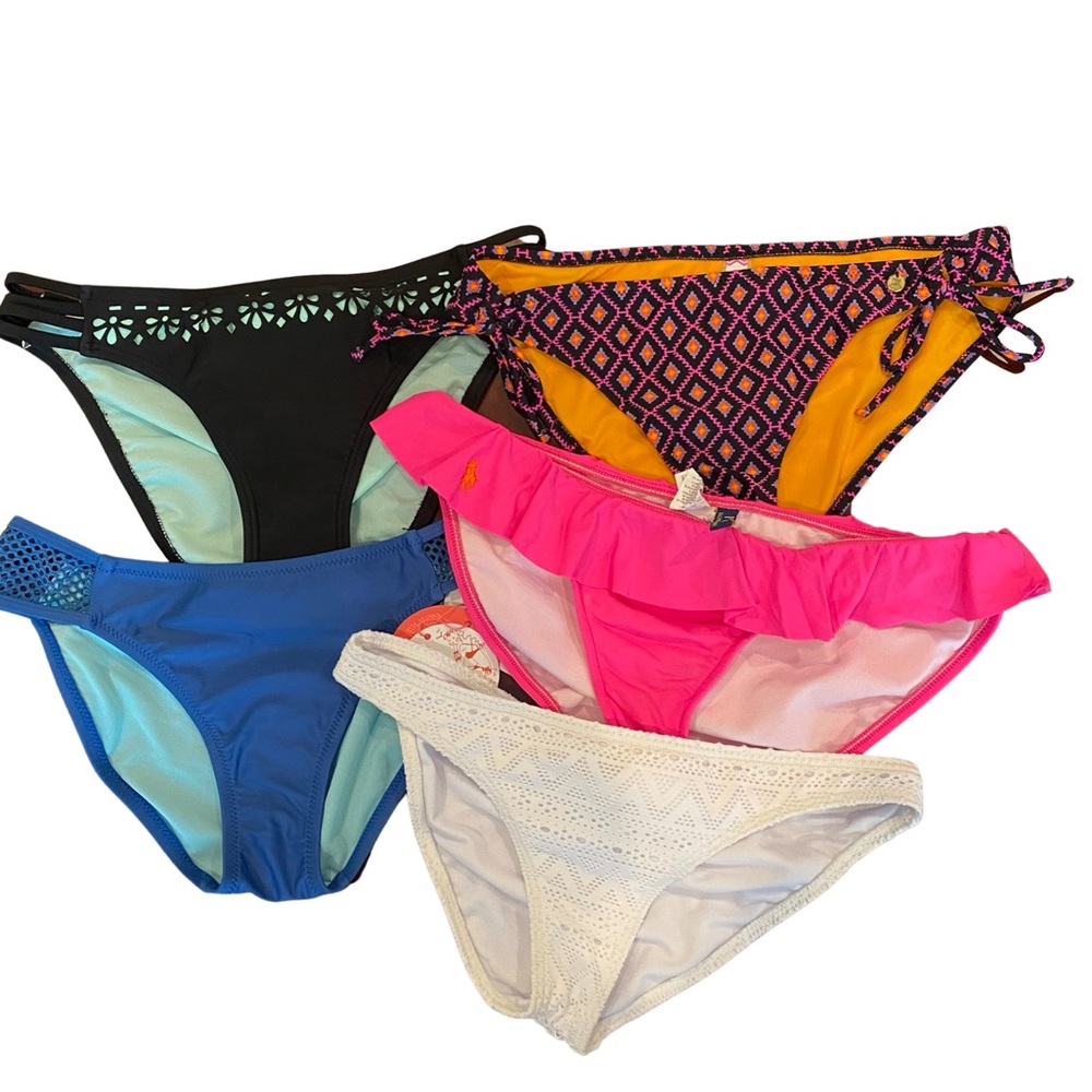 Bundle of Size Medium Bikini Bottoms - swim bottom